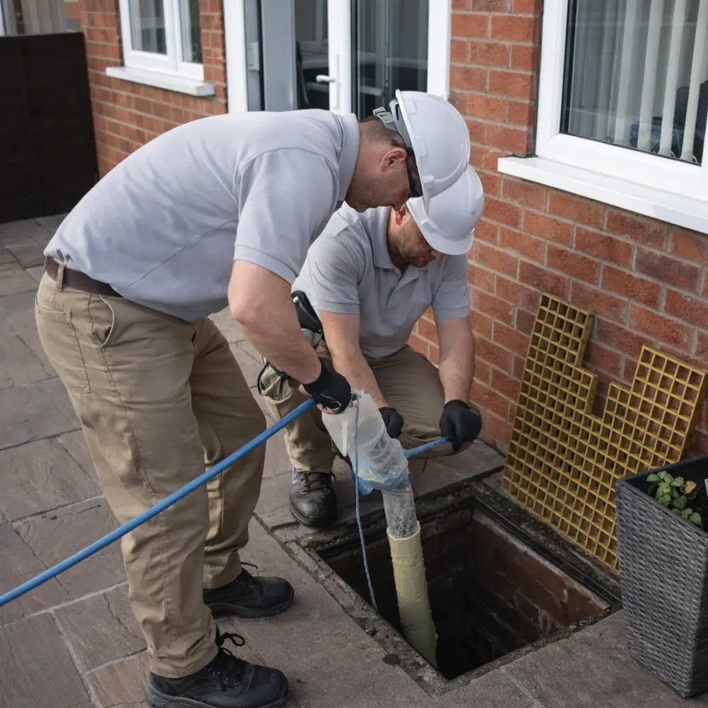 Blocked drain repair service in Bushey